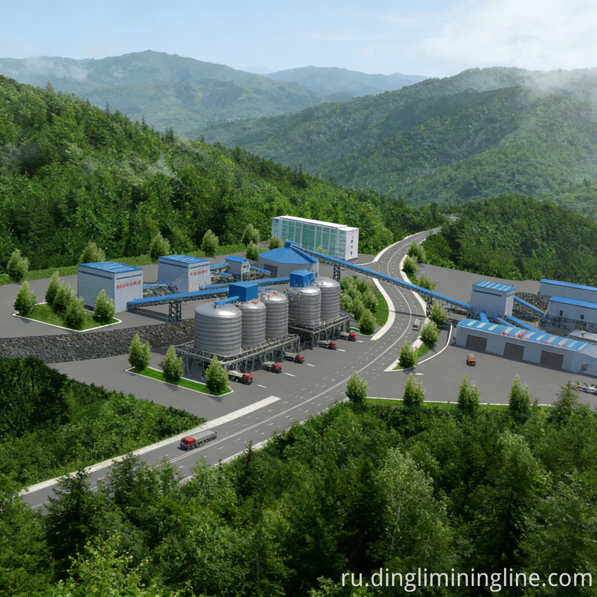 Линия по производству прецизионного камня Precision-Grading Stone Production Line